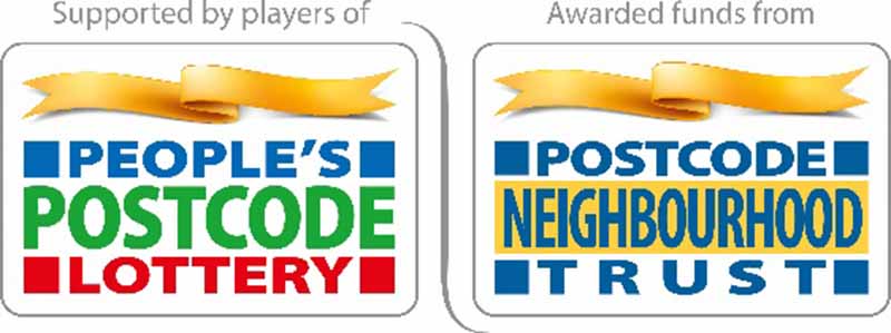 Supported by players of People's Postcode Lottery. Awarded funds from Postcode Neighbourhood Trust